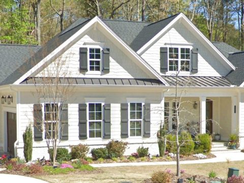 Charming Craftsman house Floor Plan: 5 Beds, 5 Baths, CAD