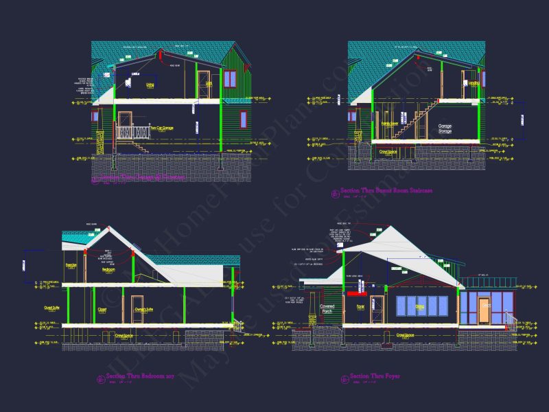 Charming Craftsman house Plan with 1.5 Floors and Angled Garage