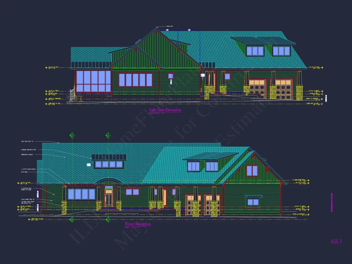 Charming Craftsman house Plan with 1.5 Floors and Angled Garage