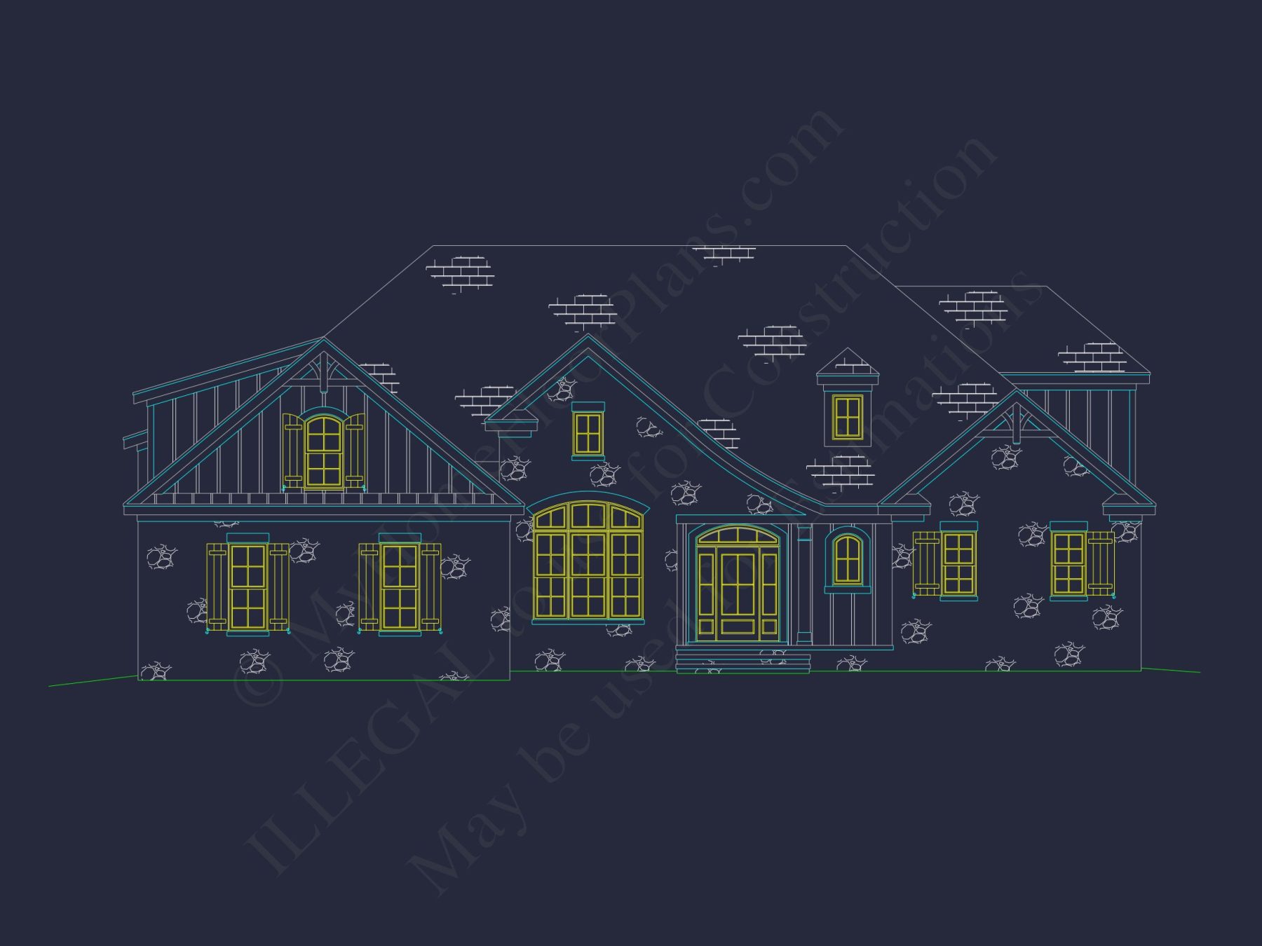 Charming Craftsman house Plan with 4 Bedrooms and CAD Blueprints