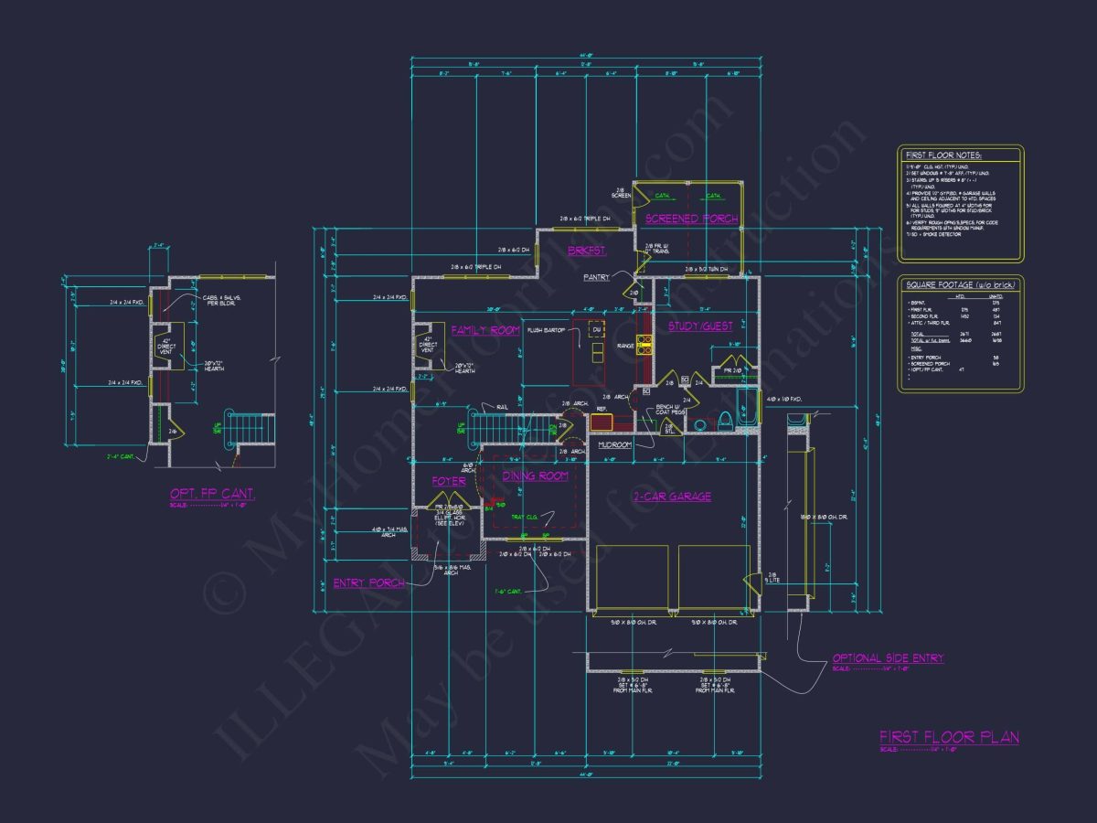 Charming Craftsman house Plan with Blueprint Designs & Features