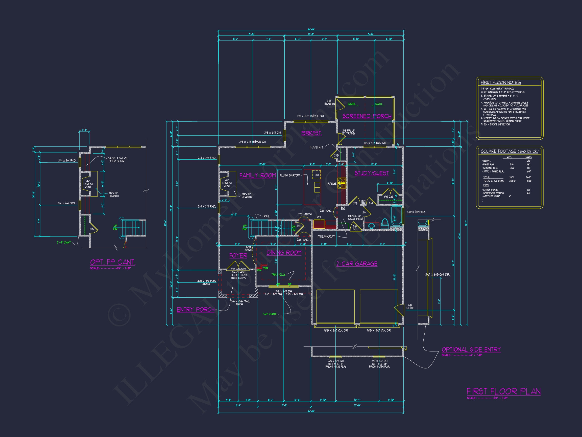 Charming Craftsman Home Plan with Blueprint Designs & Features