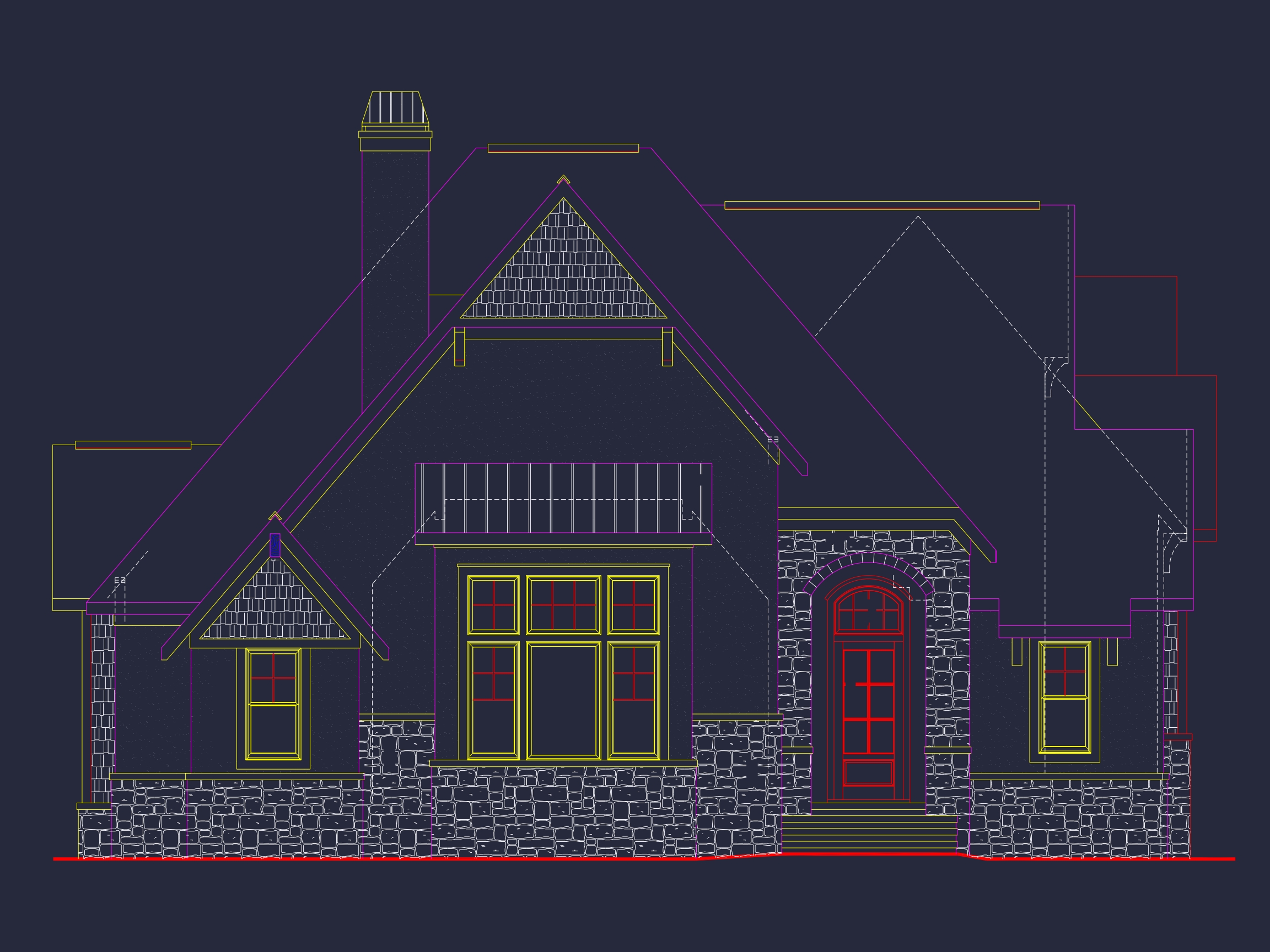 Charming Craftsman Home Plan with Rear Garage & CAD Designs