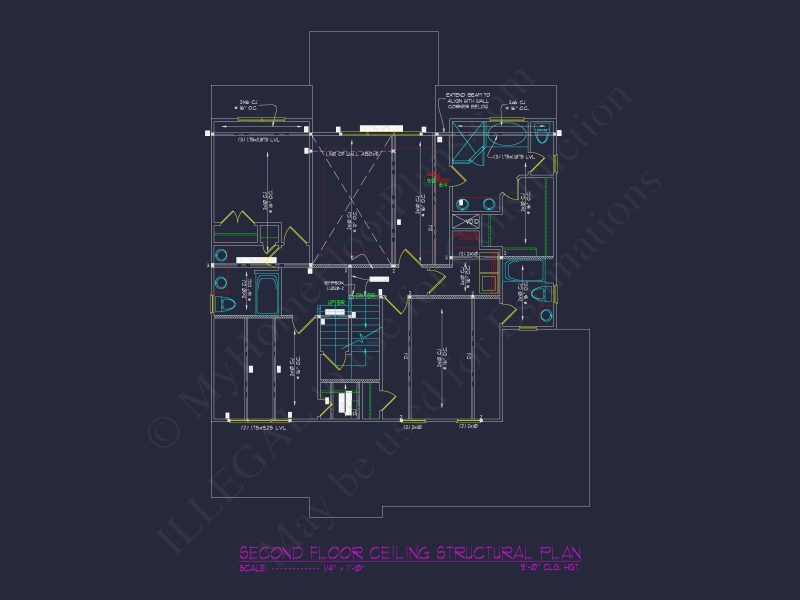 Charming house Blueprints: 2.5 Story Floor Plan Designs in CAD