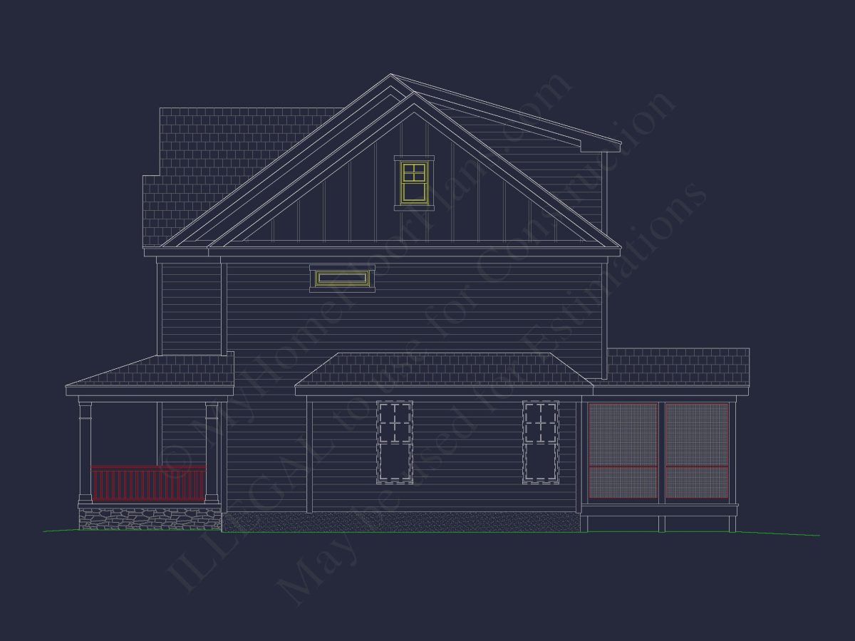 2.5-Floor Craftsman Plan