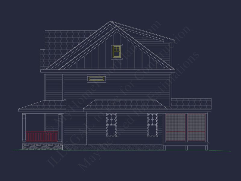 2.5-Floor Craftsman Plan