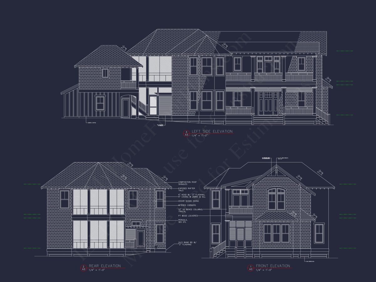 Charming house Floor Plan: Coastal Blueprint with 2 Floors