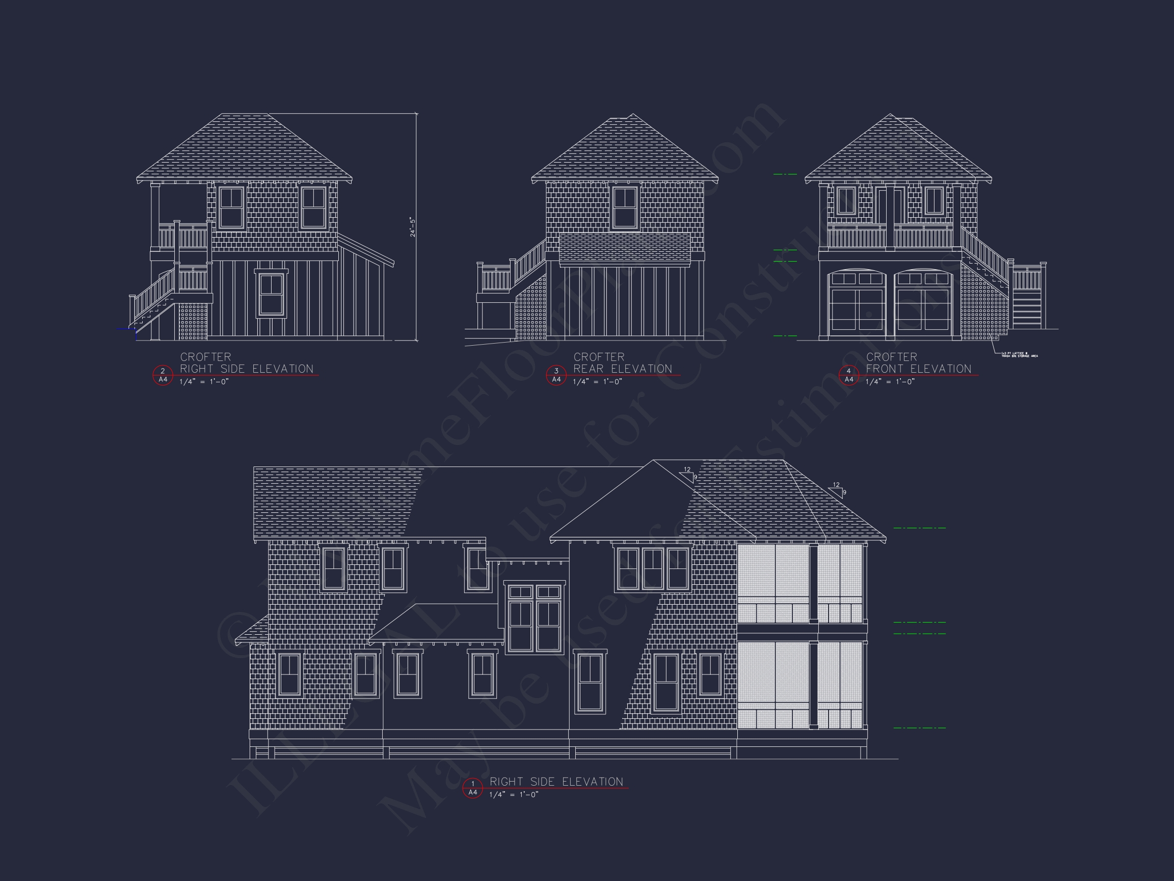 Charming Home Floor Plan: Coastal Blueprint with 2 Floors