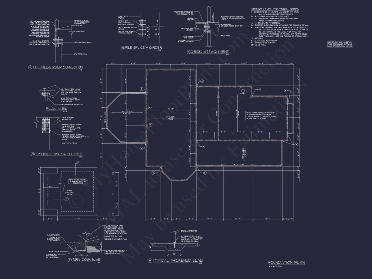 Charming house Floor Plan: Coastal Blueprint with 2 Floors