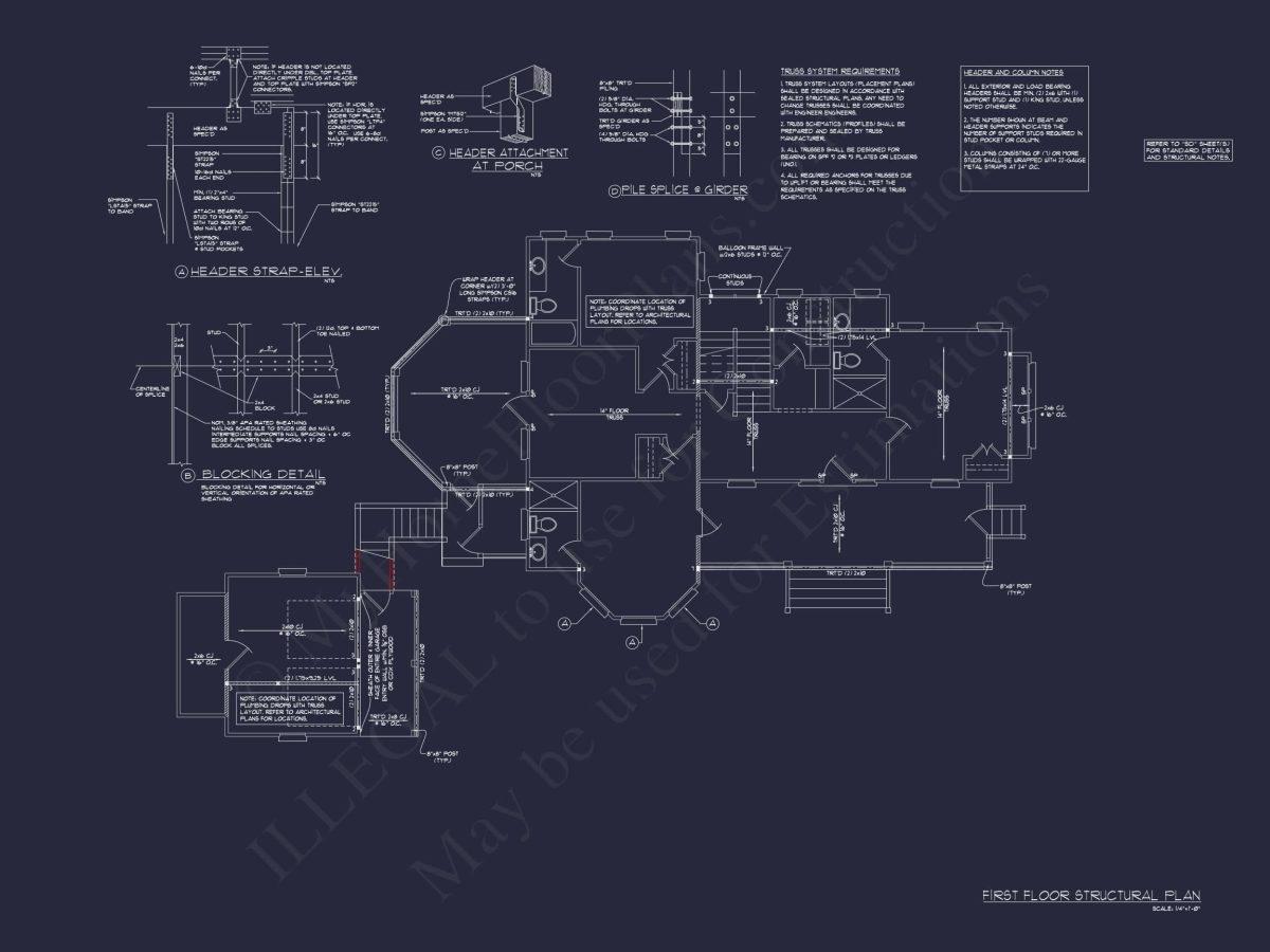 Charming house Floor Plan: Coastal Blueprint with 2 Floors