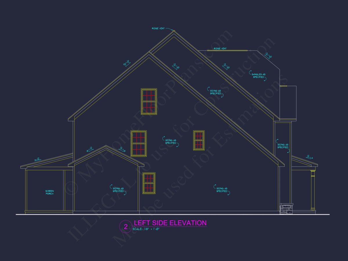 Charming house Floor Plan with 4 Bedrooms and Open Designs