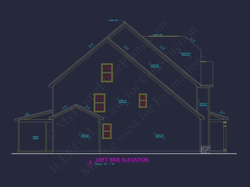 Charming house Floor Plan with 4 Bedrooms and Open Designs