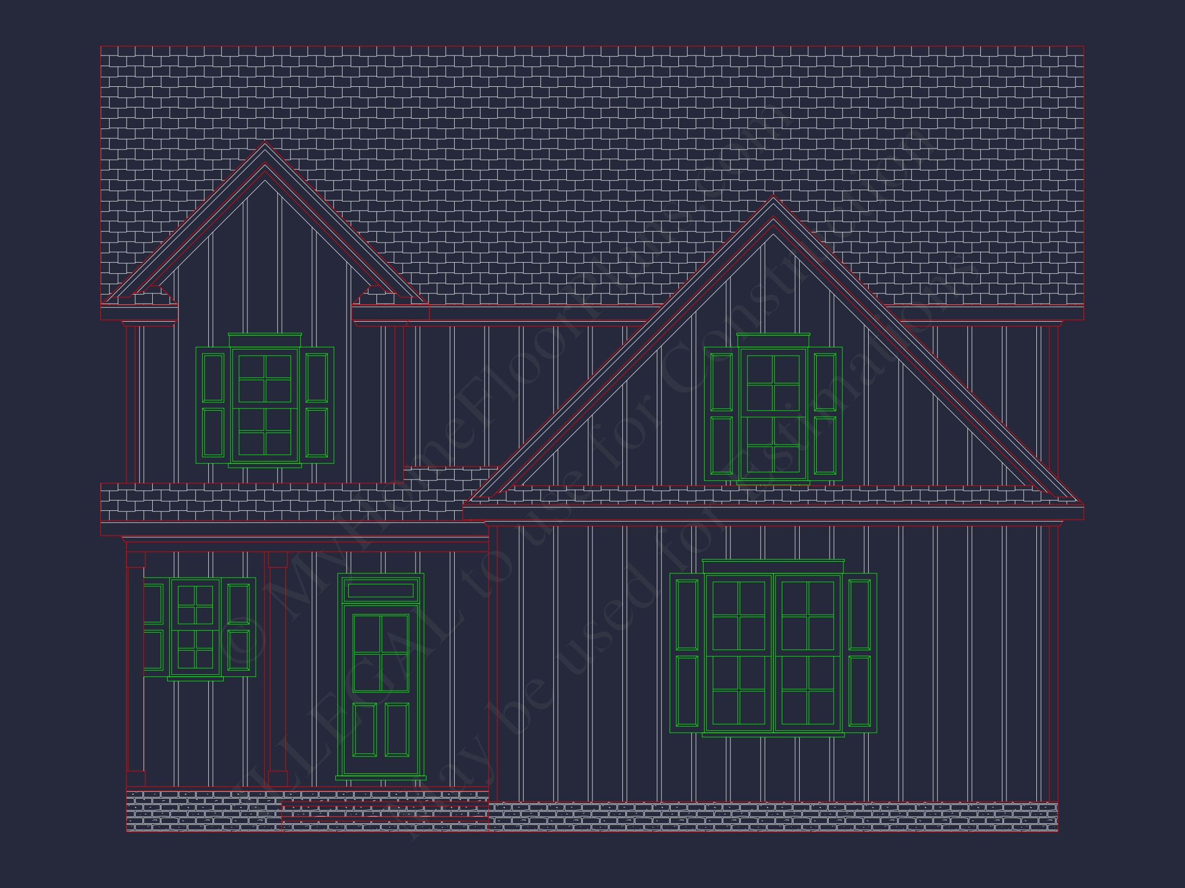 Charming Home Floor Plan with CAD Designs and Architecture Blueprint