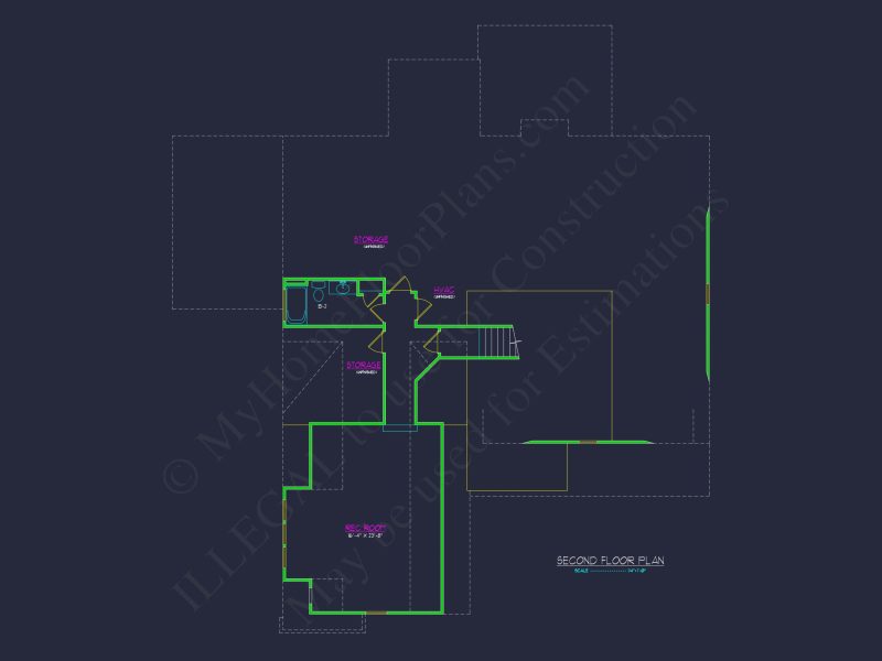 Charming house Floor Plan with CAD Designs and Blueprint