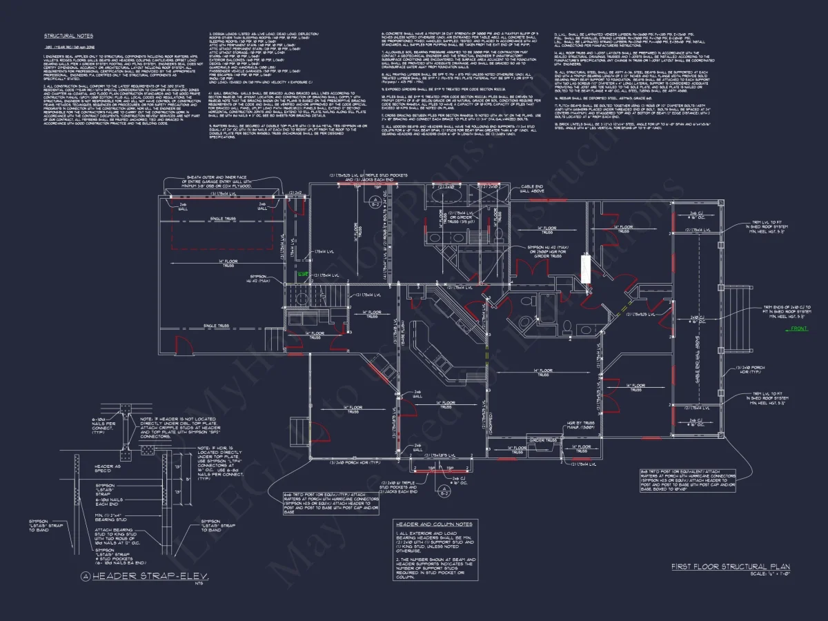 Charming house Floor Plan with CAD Designs, 4 Bedrooms