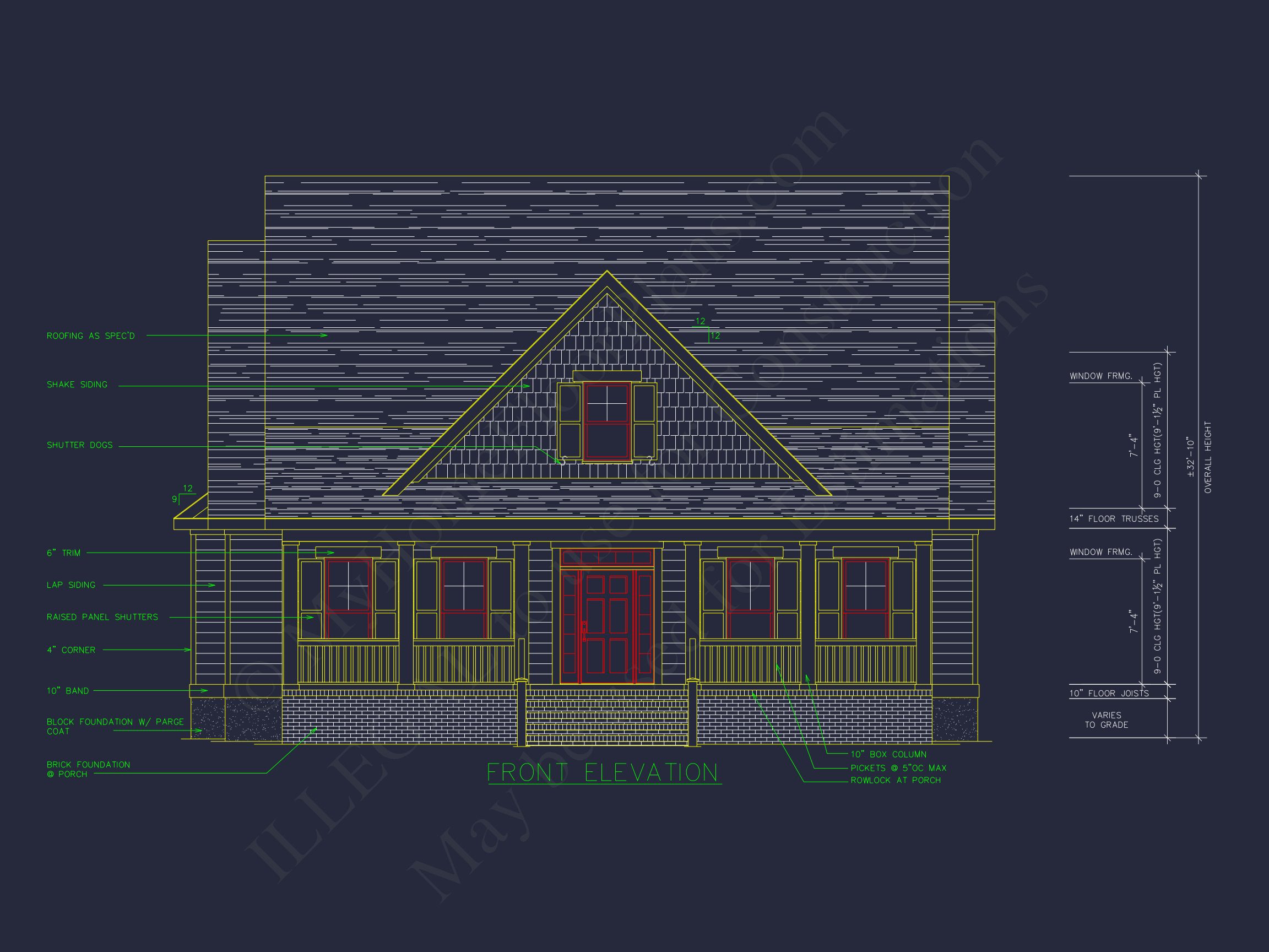 Charming house Floor Plan with CAD Designs,4 Bedrooms