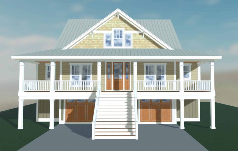 Charming house Plan With Floor Plan and Coastal Designs
