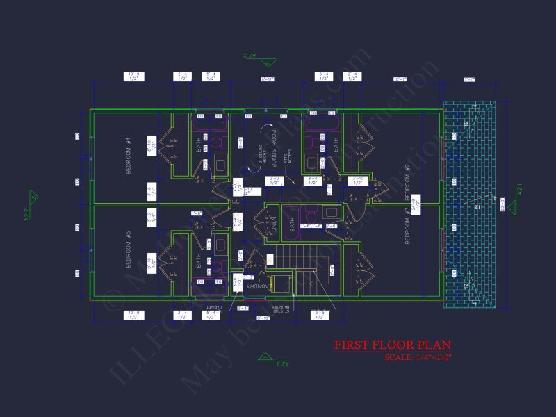 Charming house Plan with 5 Bedrooms and Modern Floor Designs
