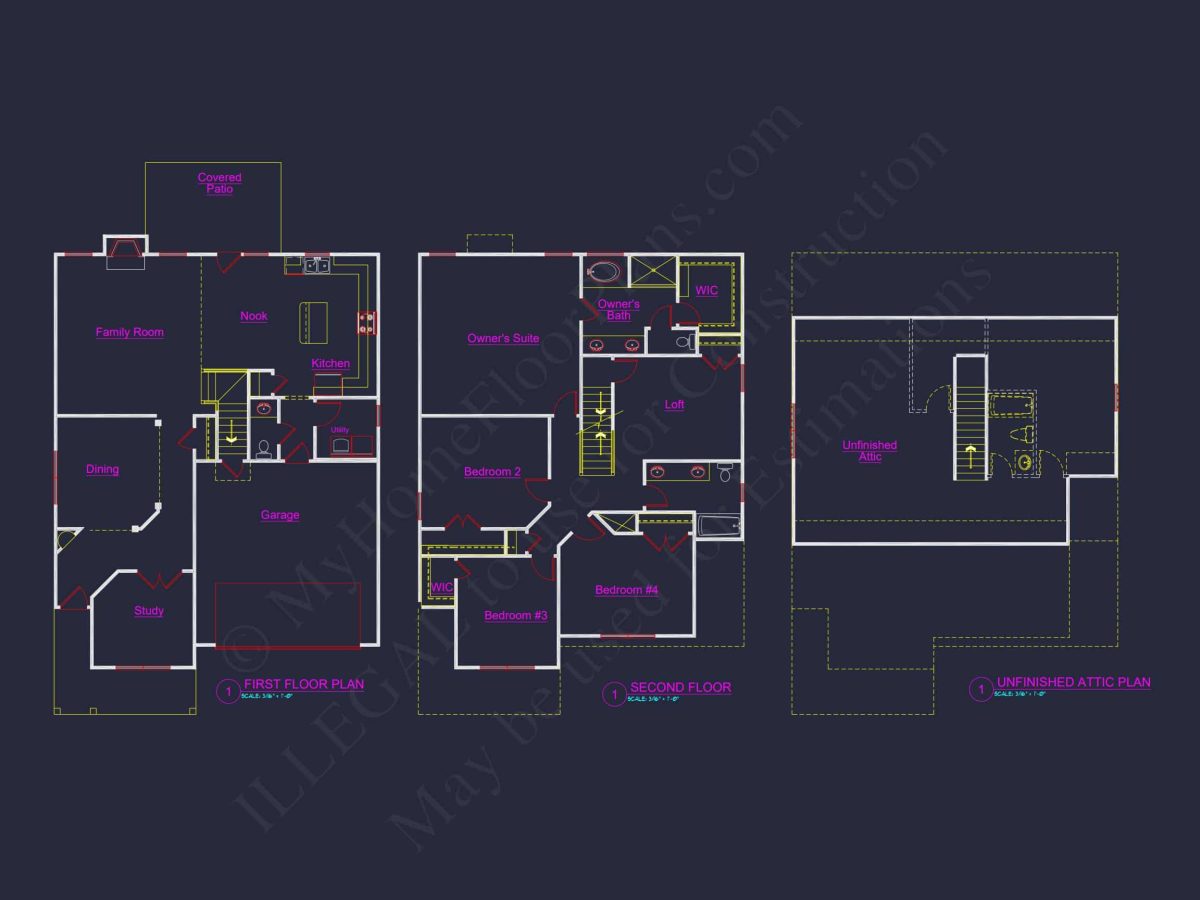 Charming house Plan with CAD Designs and Floor Blueprints
