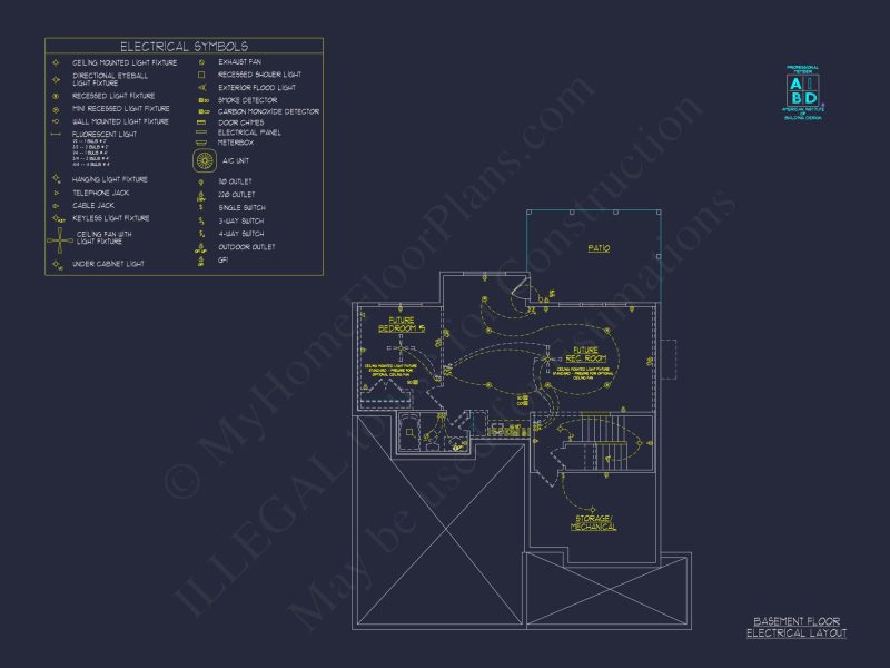 Charming house Plan with CAD Floor Plans & Architecture Designs