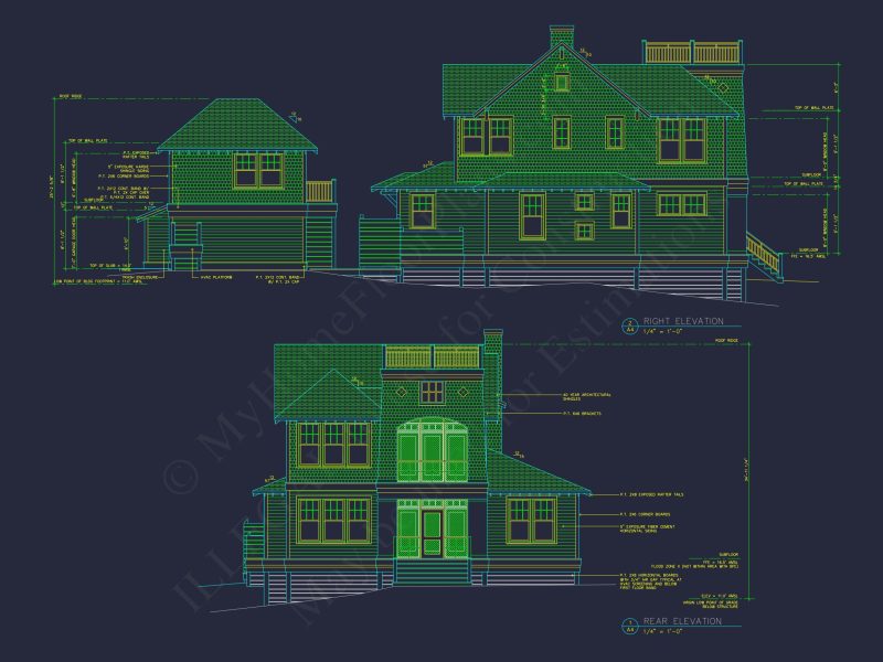 Charming house Plan with Cart Garage, Floor Plans, and CAD Designs