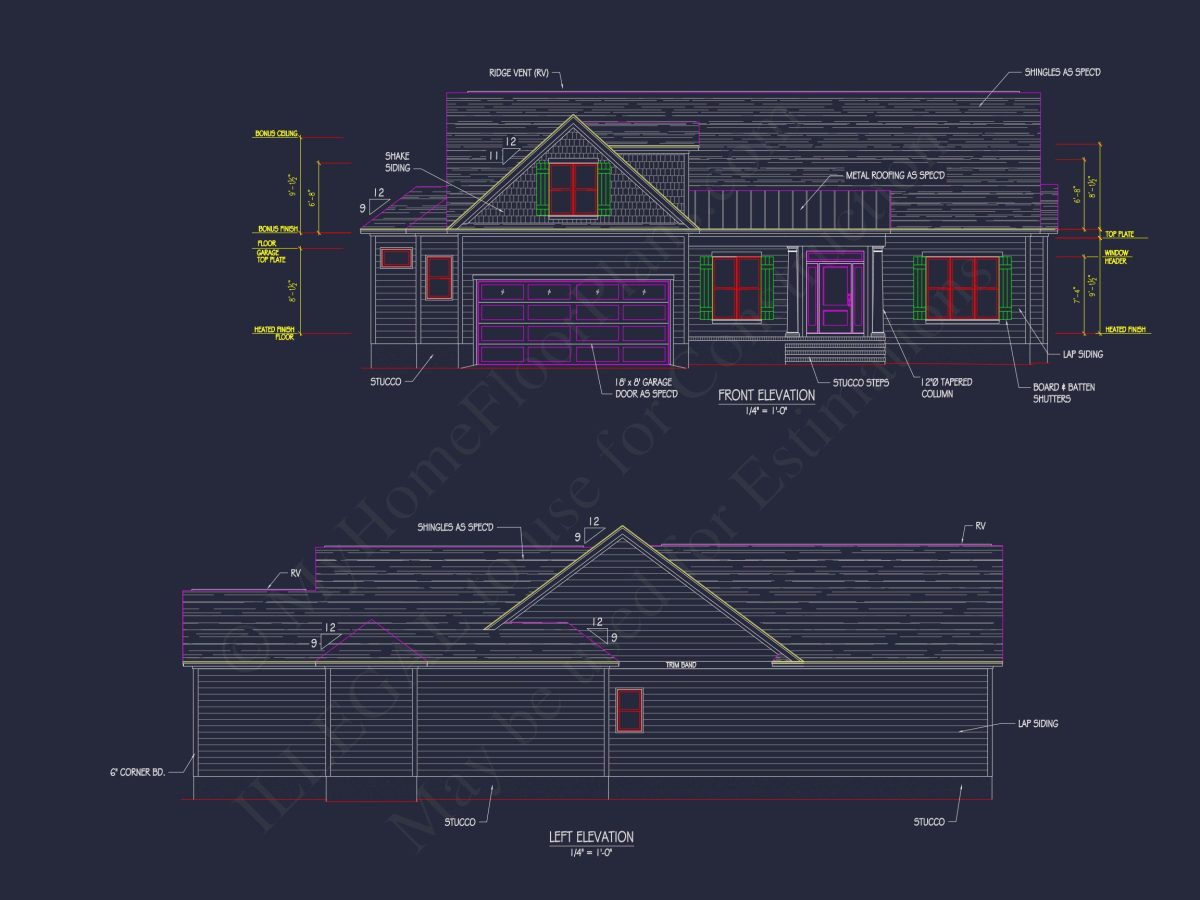 Charming house Plan with Coastal and Craftsman Designs