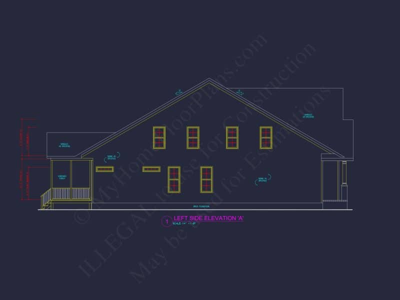 Charming house Plan with Detailed Floor Designs and CAD Blueprints