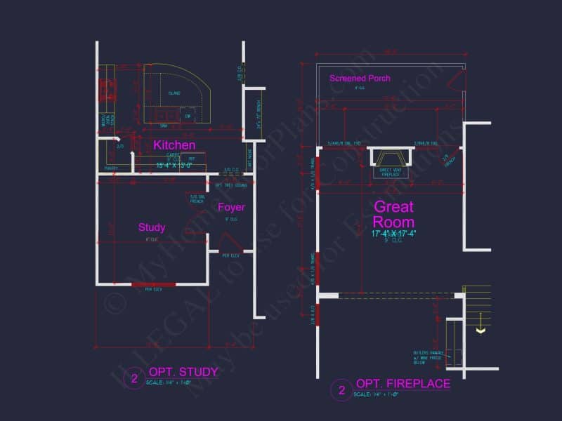 Charming house Plan with Detailed Floor Designs and CAD Blueprints