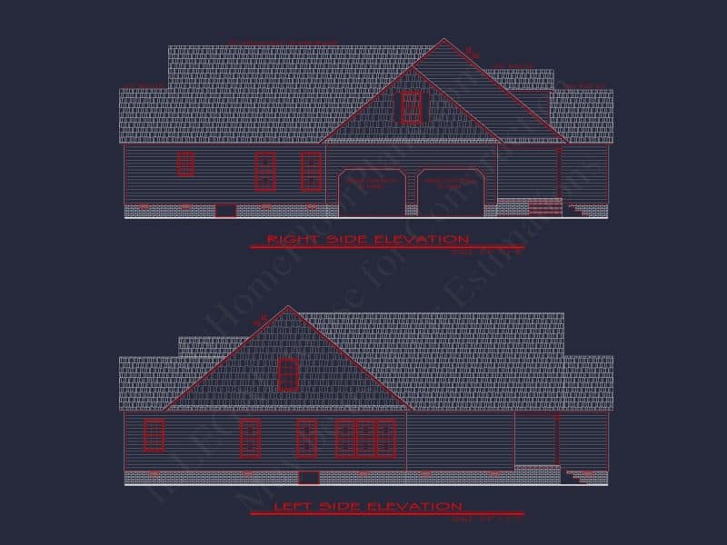 Charming house Plan with Spacious Floor Plan and CAD Design