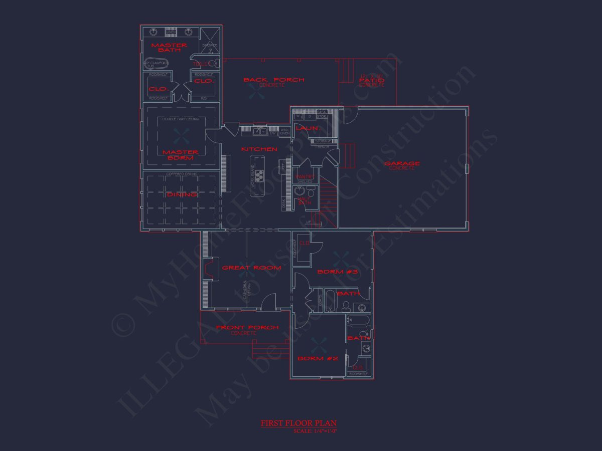 Charming house Plan with Spacious Floor Plan and CAD Design