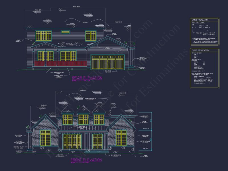 Charming Shingle-Style house Plan with CAD Designs and Blueprints