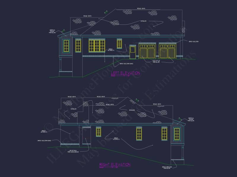 Charming Southern house Plans: Blueprint & CAD Designs