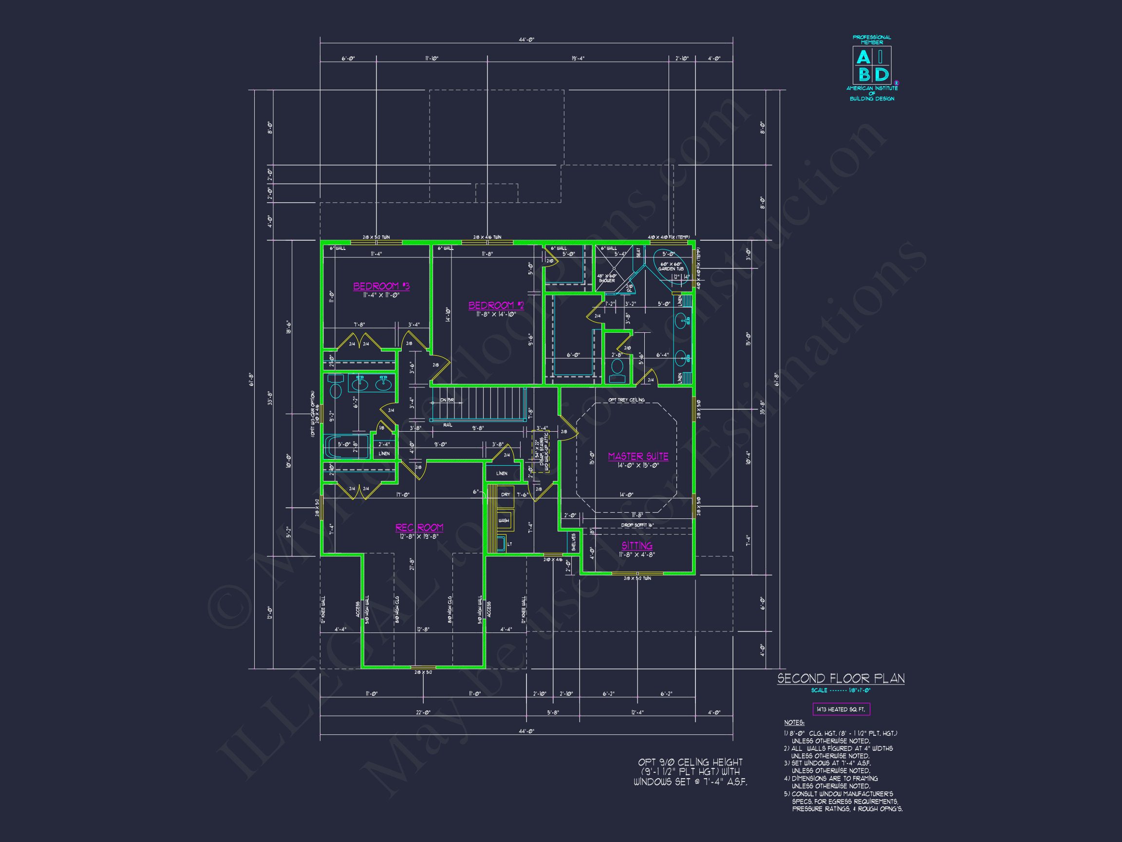 Charming Two-Story Home Plan with 4 Bedrooms & CAD Designs