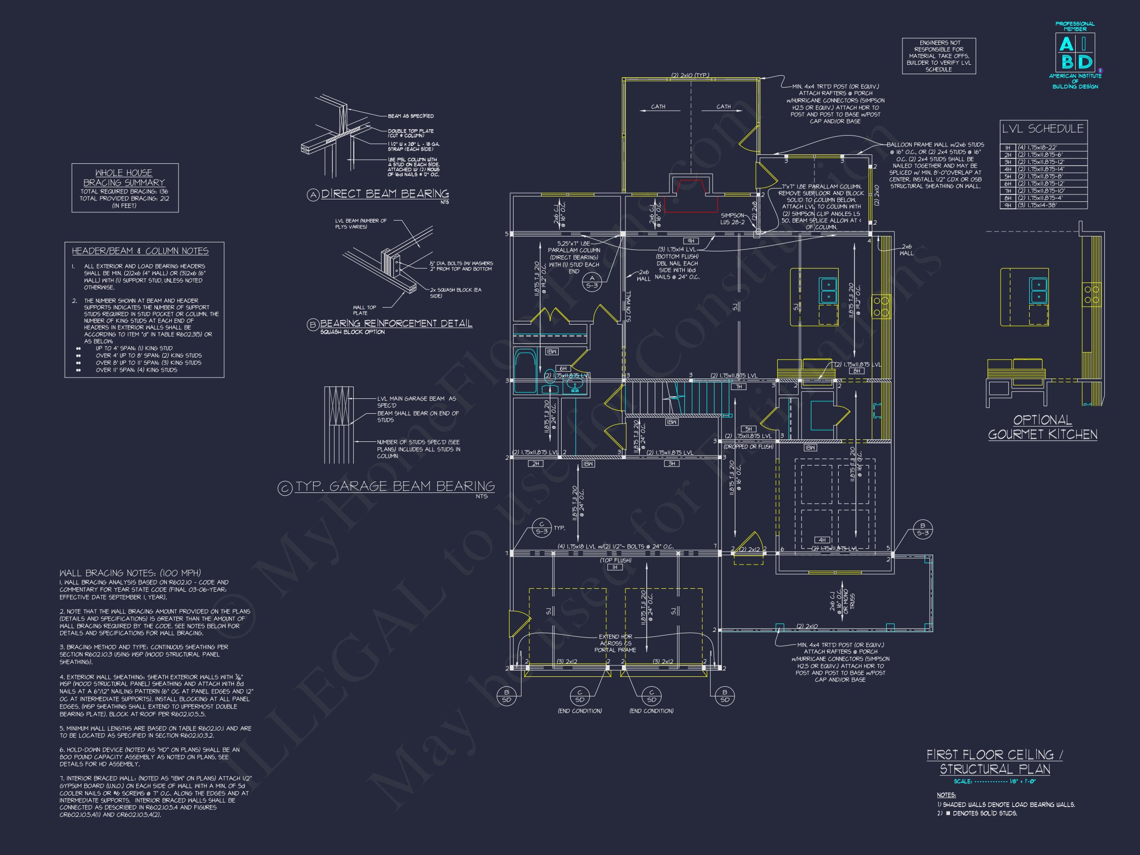 Charming Two-Story Home Plan with 4 Bedrooms & CAD Designs