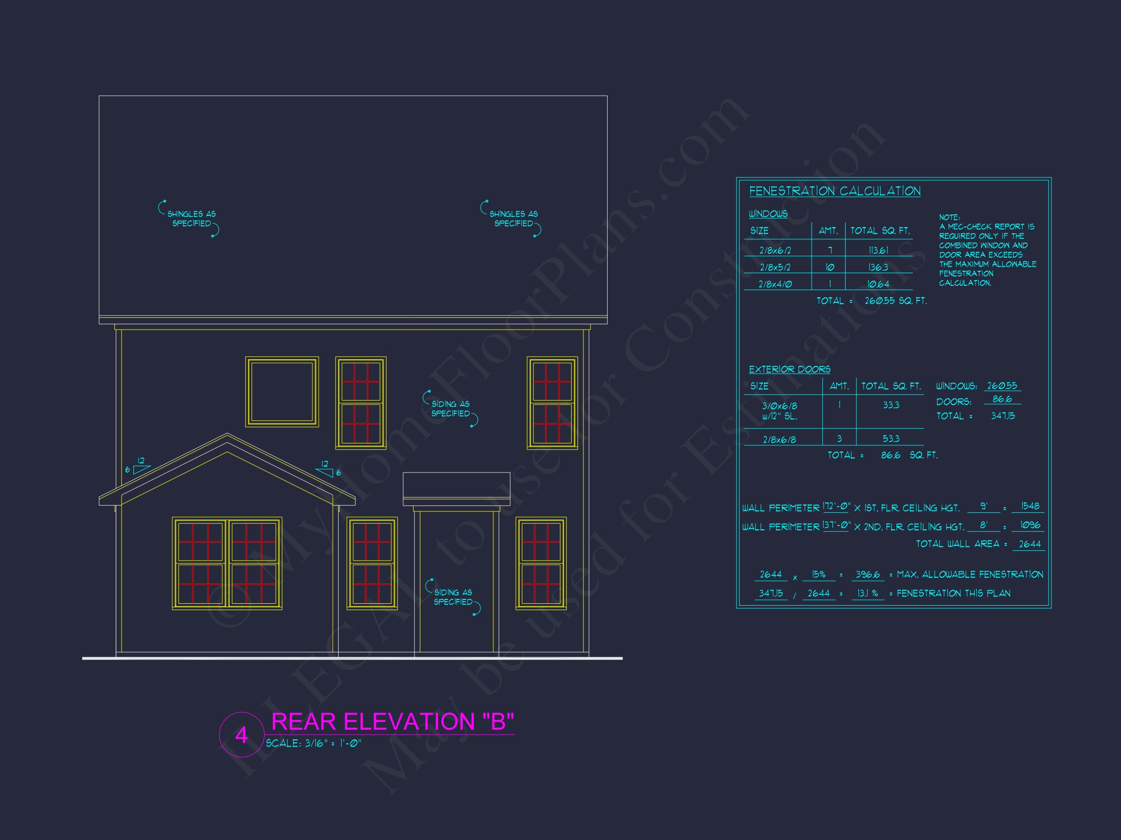 Charming Two-Story Home Plan with Detailed CAD Blueprint Designs