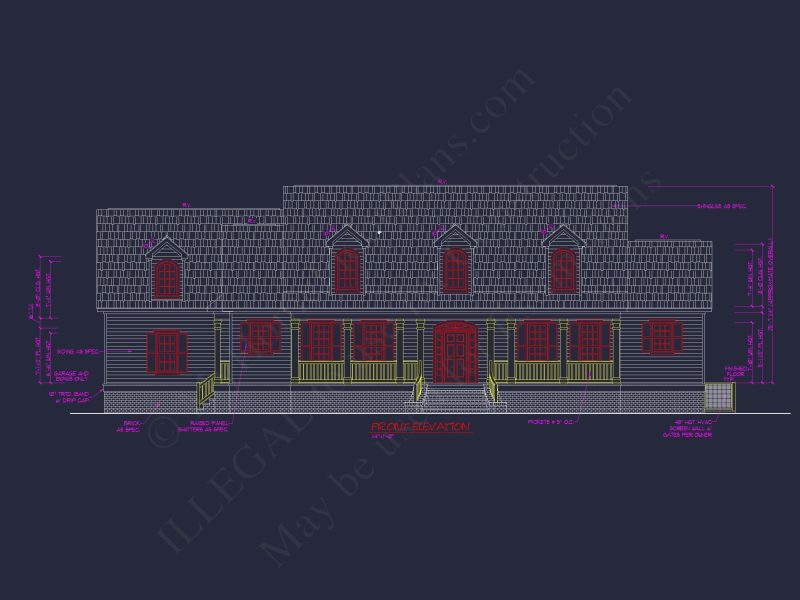 Classic 2-Story house Plan