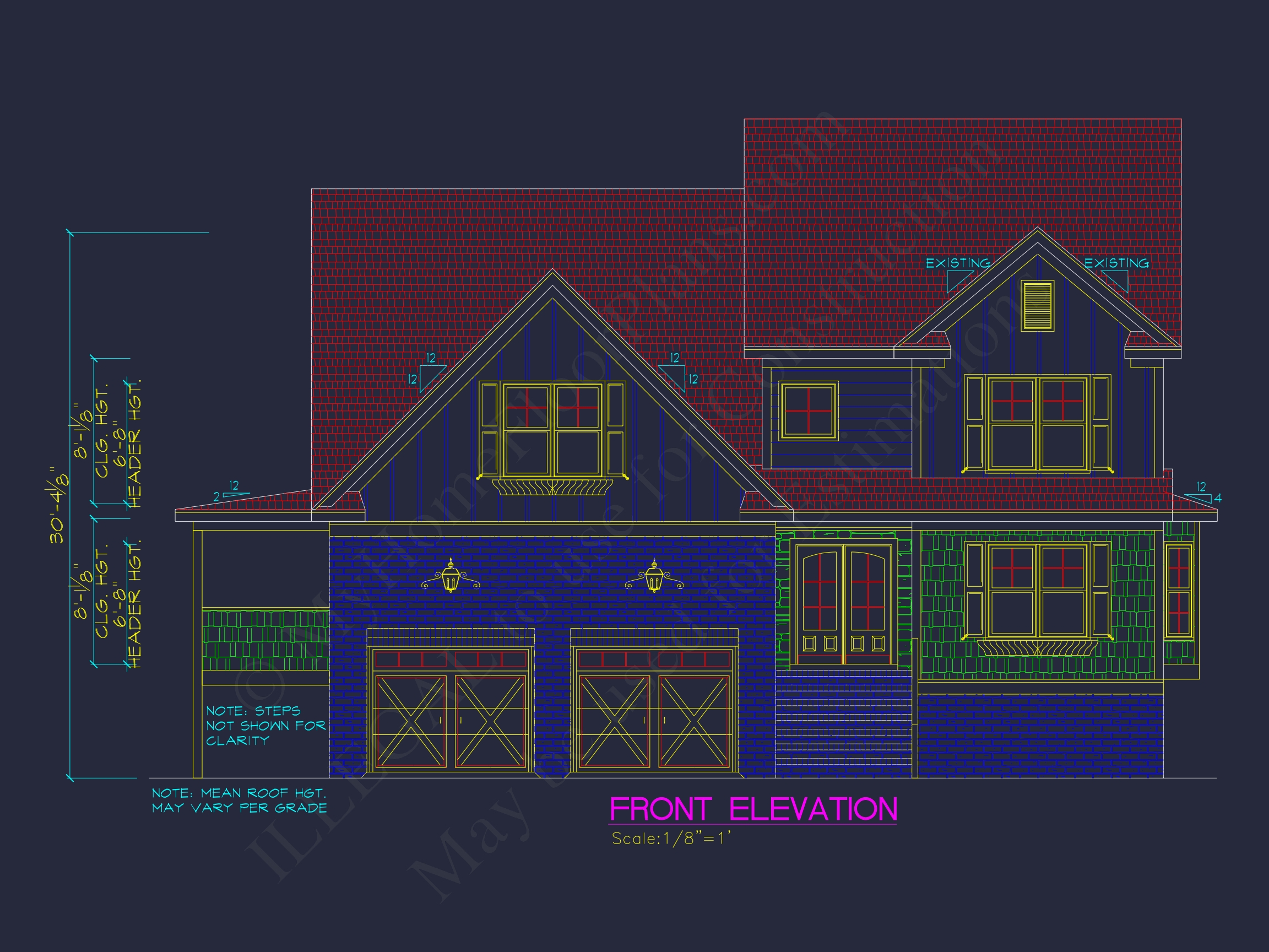 Classic 2-Story Home Plan with CAD Designs and Bonus Spaces