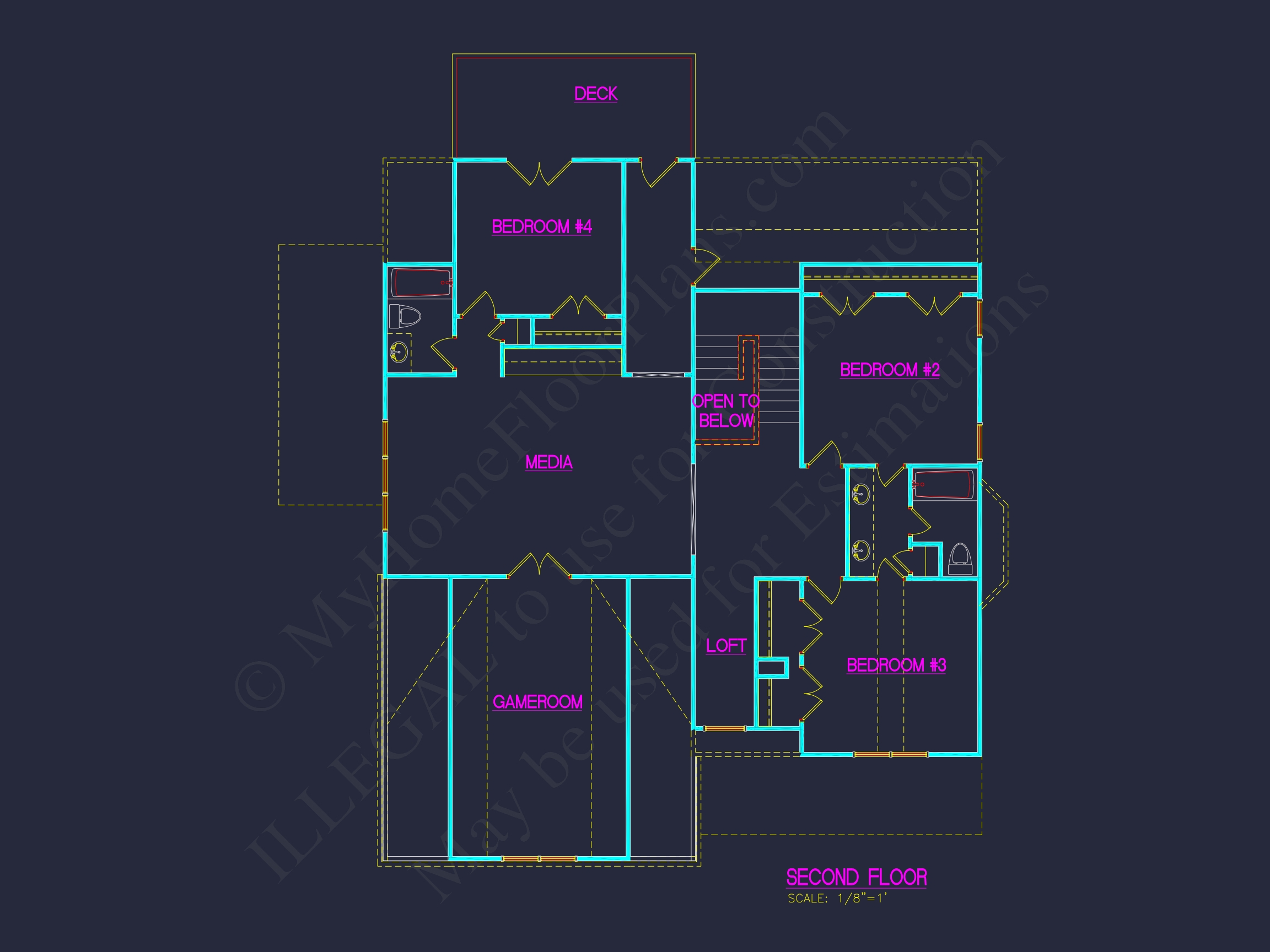 Classic 2-Story Home Plan with CAD Designs and Bonus Spaces