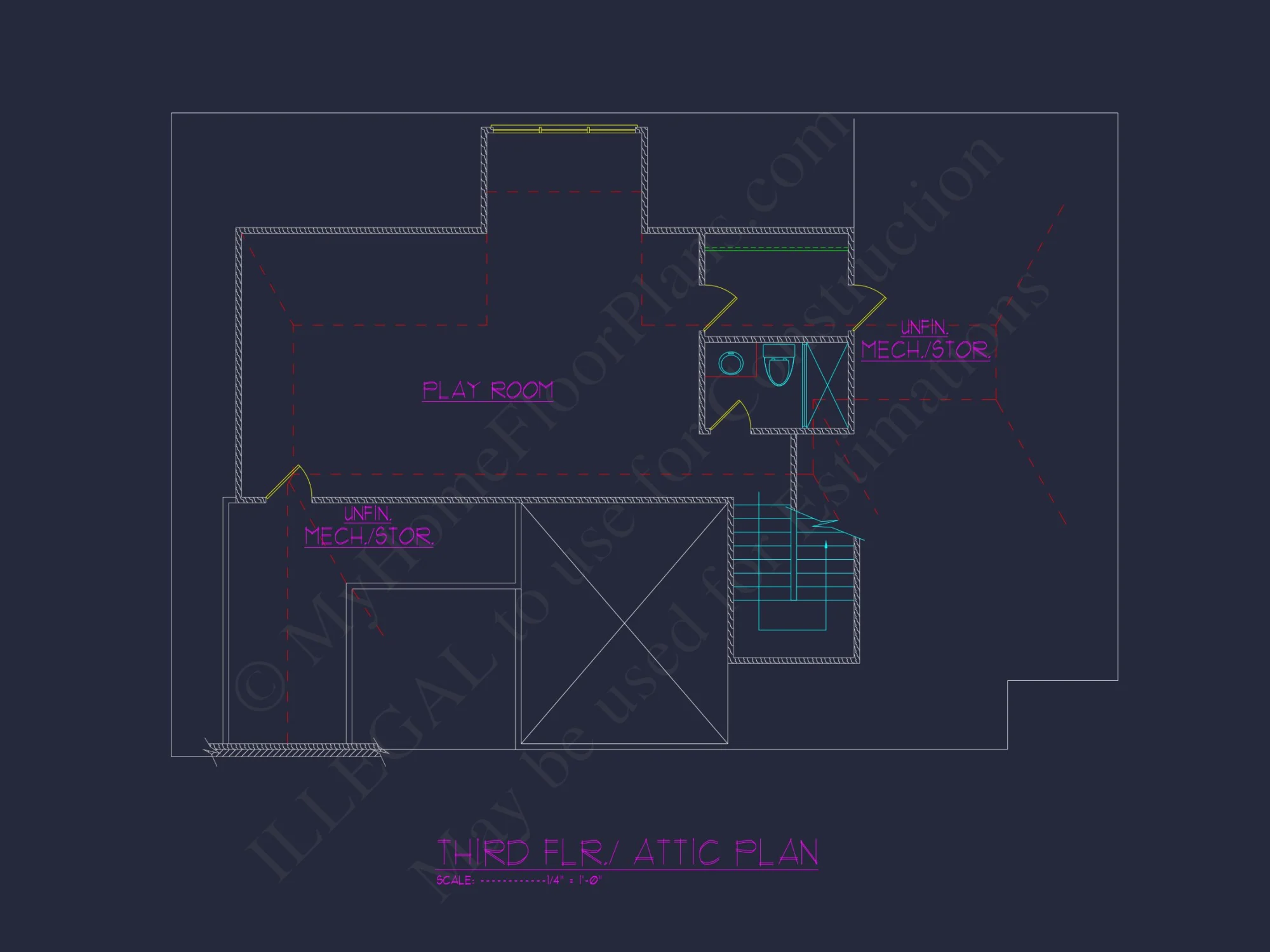 Classic 2-Story house Plan with CAD Floor Designs & Blueprint