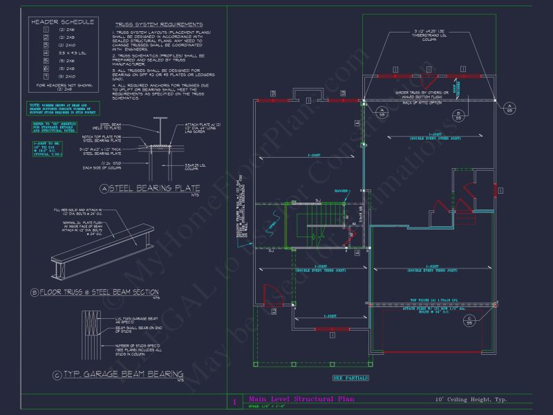 Classic Architectural house Floor Plan & CAD Designs