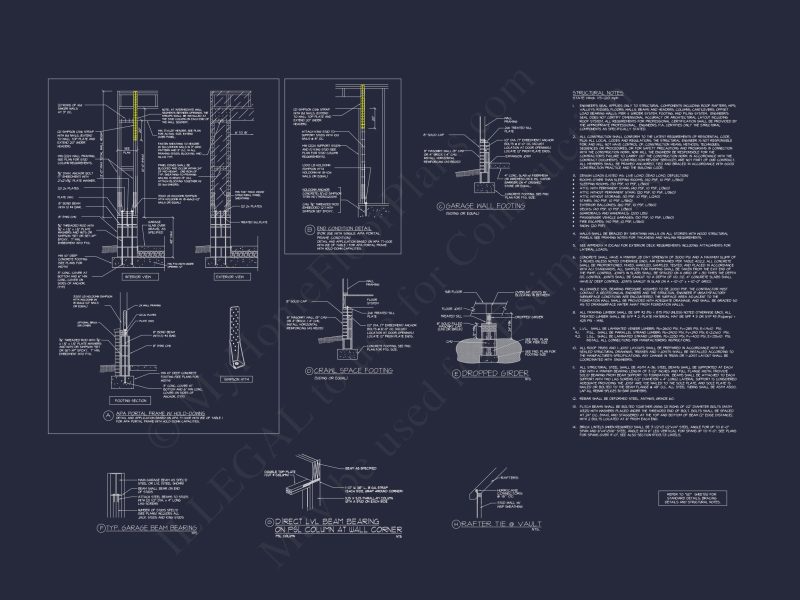 Classic house Blueprint Featuring CAD Designs and Floor Plan