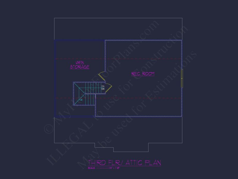 Classic house Floor Plan and Architectural Blueprint Designs