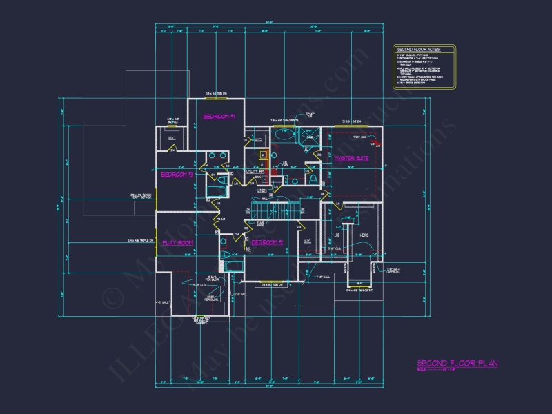 Classic house Floor Plan with Architectural Designs & Features