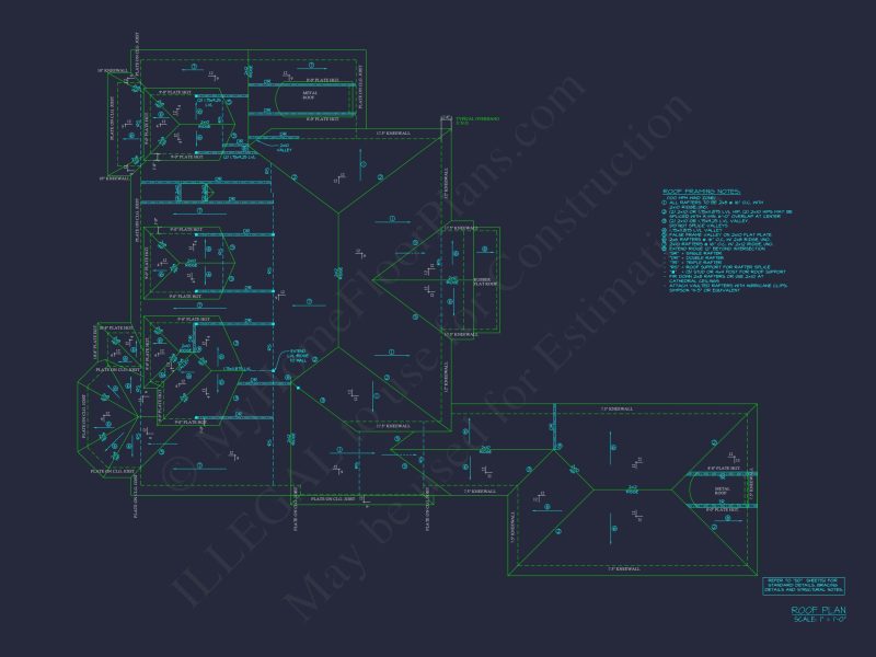 Classic house Floor Plan with CAD Designs and Blueprint Features