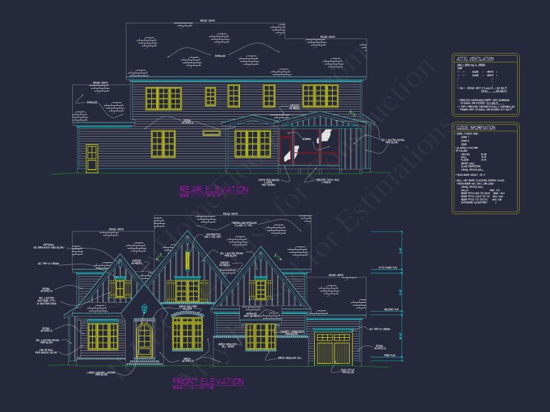 Classic house Floor Plan with CAD, Blueprint, Unique Designs