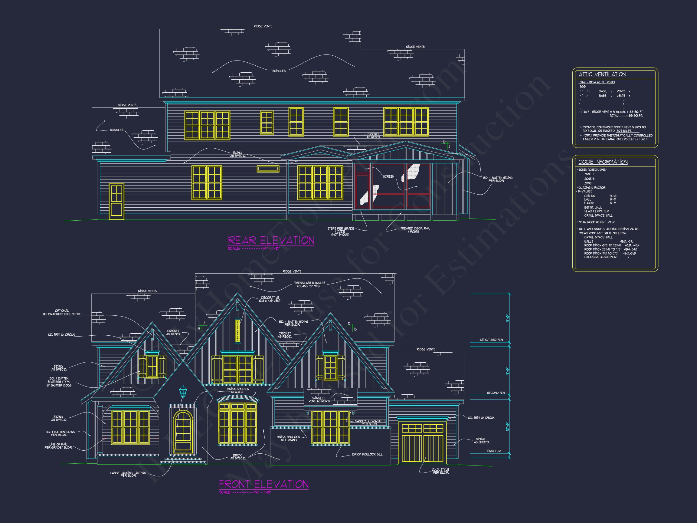 Classic house Floor Plan with CAD,Blueprint,Unique Designs
