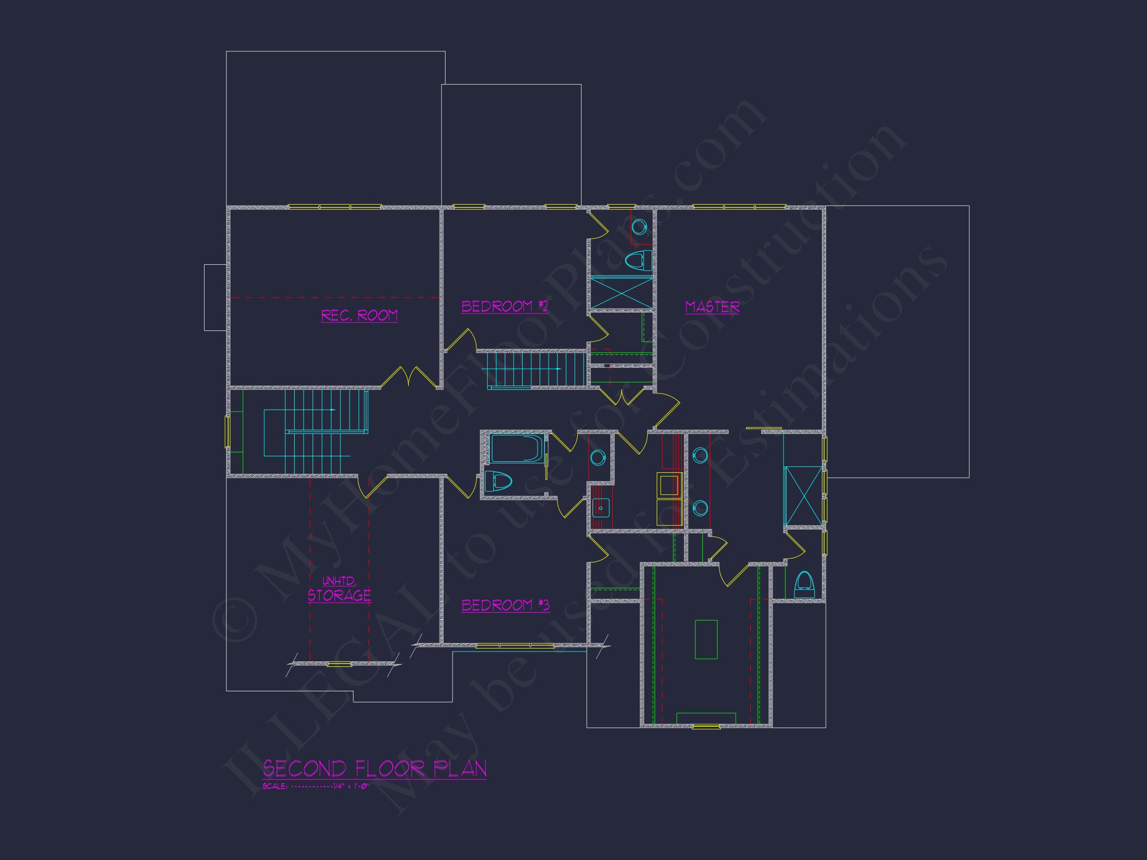 Classic house Floor Plan with CAD,Blueprint,Unique Designs