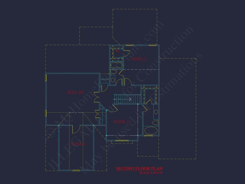 Classic house Plan with 2 Floors, CAD Blueprints & Designs