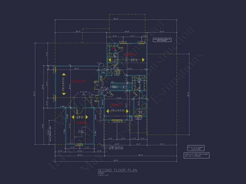 Classic house Plan with 2 Floors, CAD Blueprints & Designs