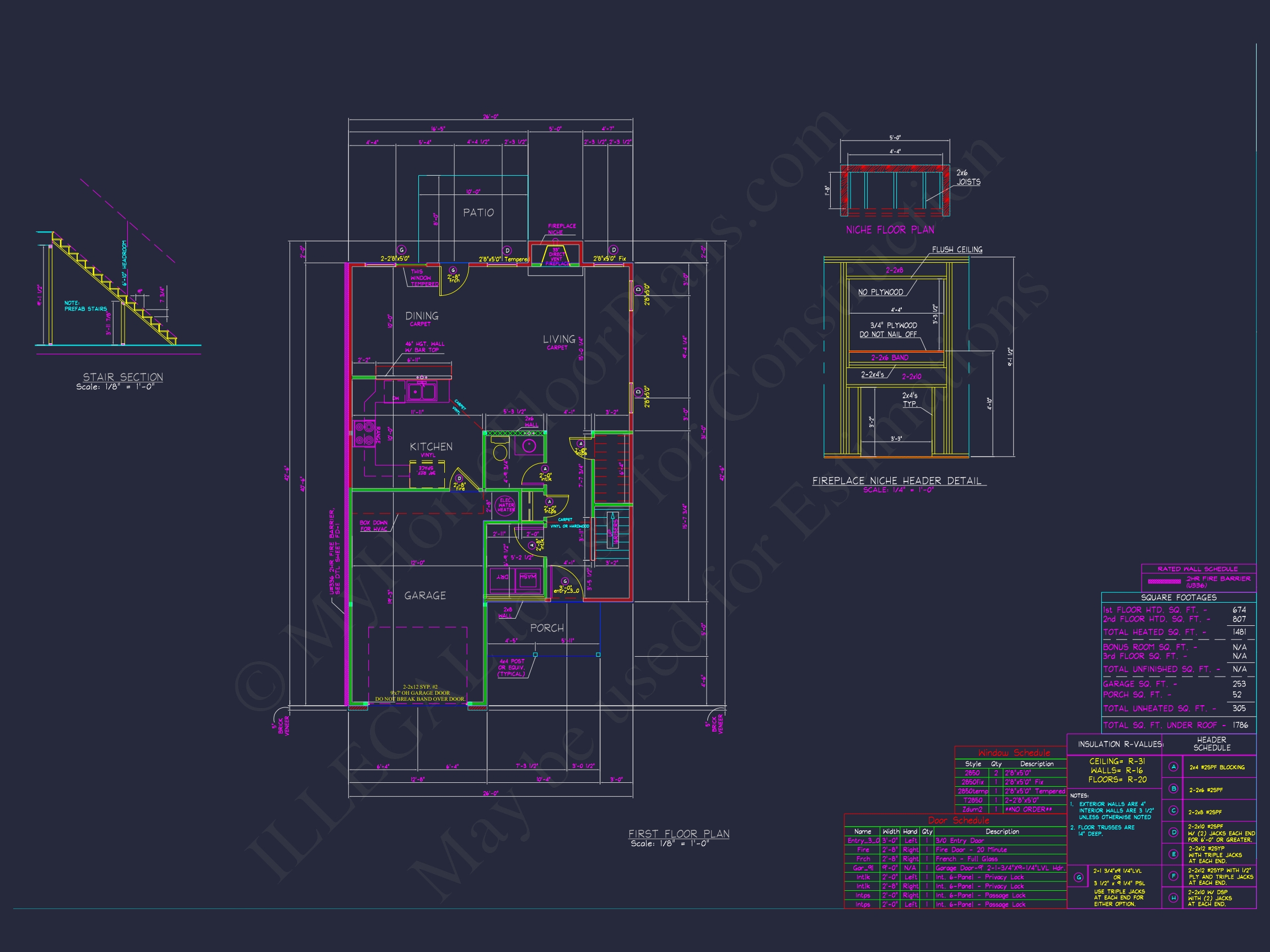 Classic Home Plan with CAD Blueprints and 2-Story Designs